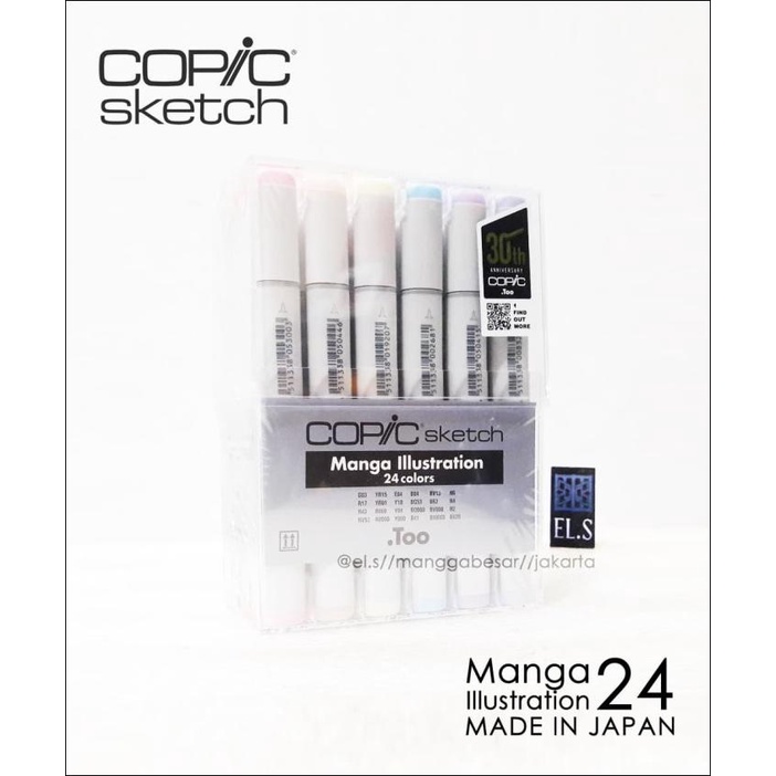 

COPIC SKETCH MARKER MANGA ILLUSTRATION SET 24