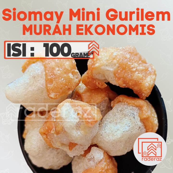 

siomay mini GURILEM EKONOMIS 100gram Toping Baso Aci Cuanki Seblak by RADERAZ (bisa GROSIR bisa COD)
