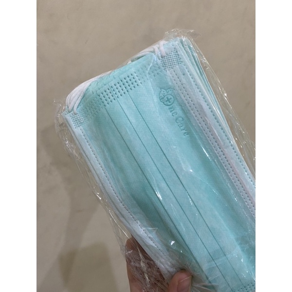 Masker 3ply ONECARE EMBOS Earloop Kemenkes isi 50pcs Ready One Care PREMIUM