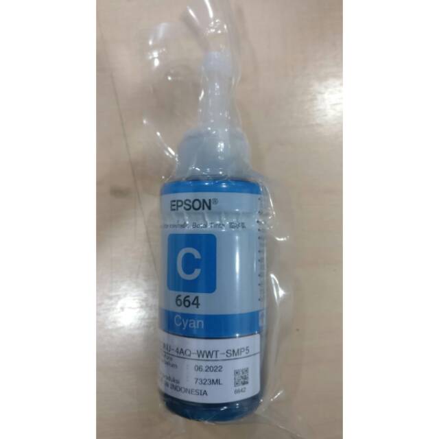 Tinta Epson 664 warna biru