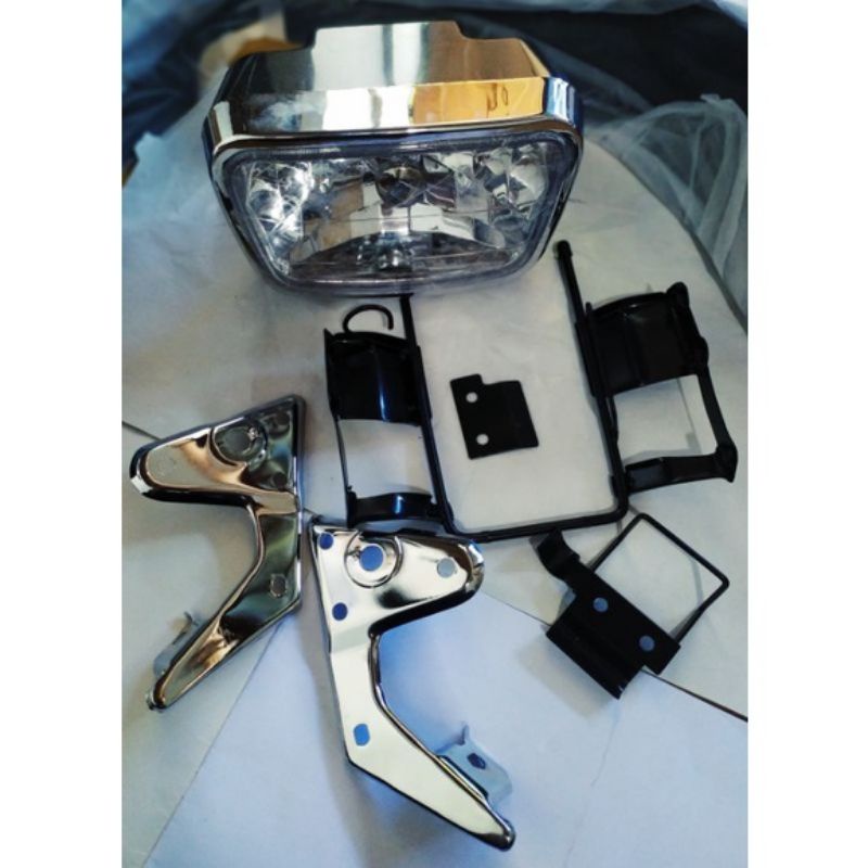 Lampu Depan Oval Rx King New Set Braket Lampu Depan Rx King Oval Set Braket Dudukan Lampu Depan