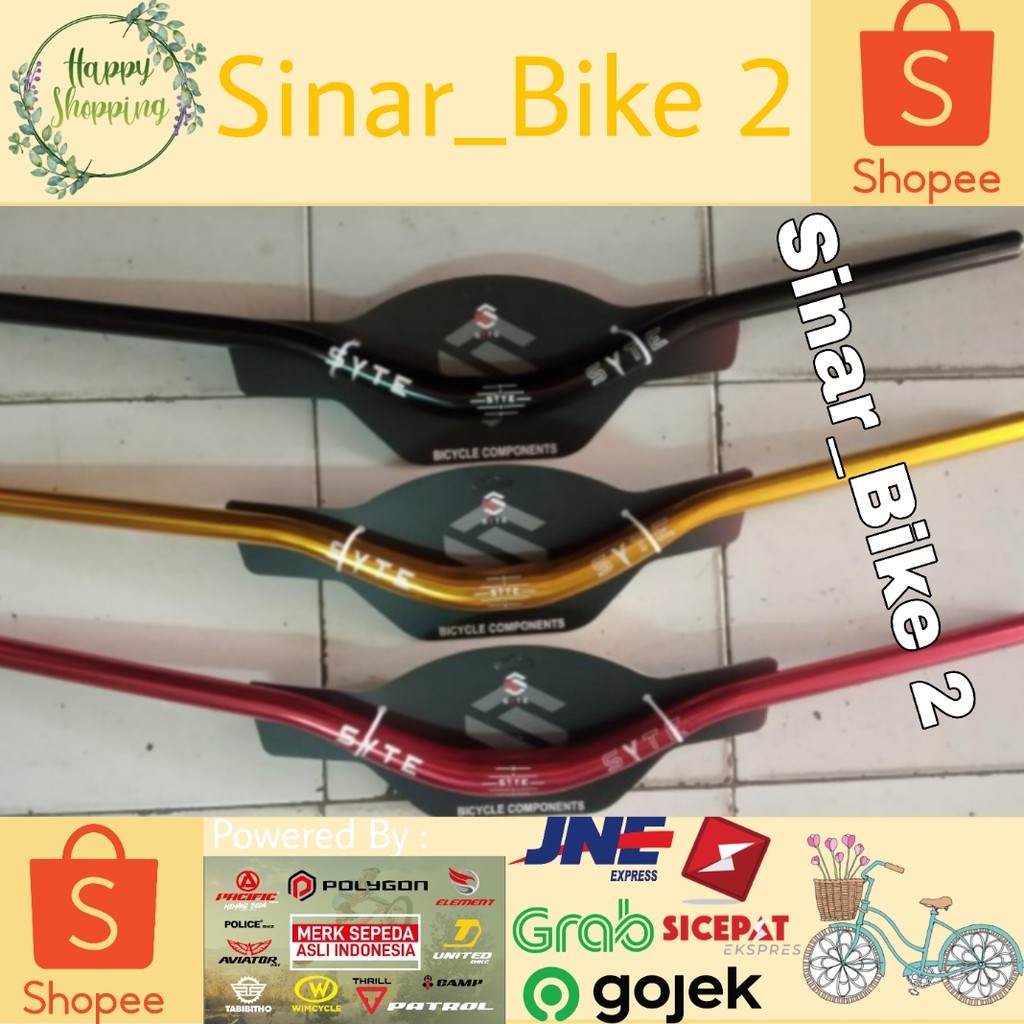 Stang HandleBar Syte Sepeda Gunung OverSize Allumunium 31,8 x 780mm