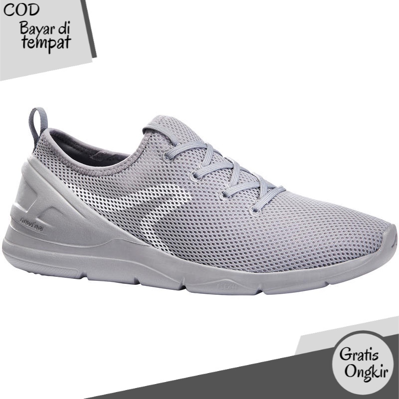 Decathlon Newfeel Sepatu Olahraga Pria Pw 100 Grey - 8486177 TN2