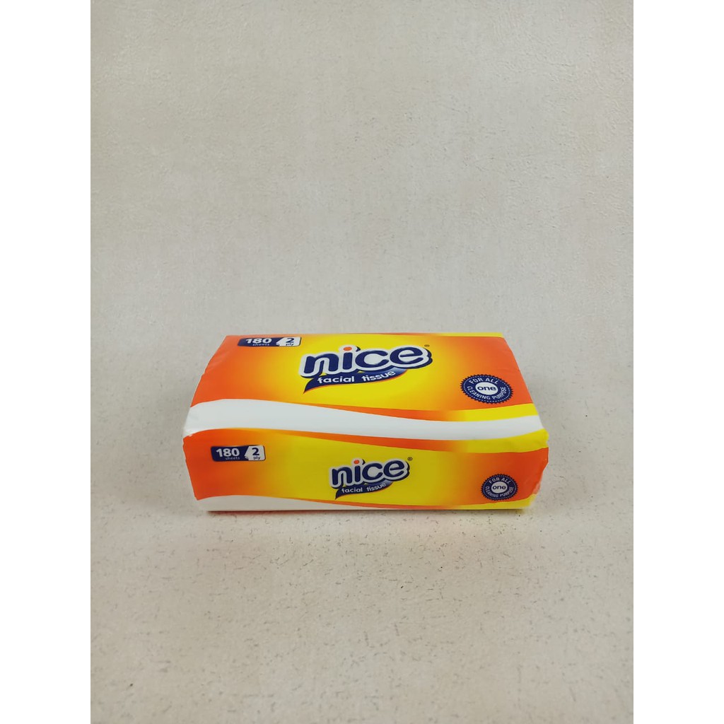 Tisu NICE Facial Tissue 180 Sheets 2 Ply
