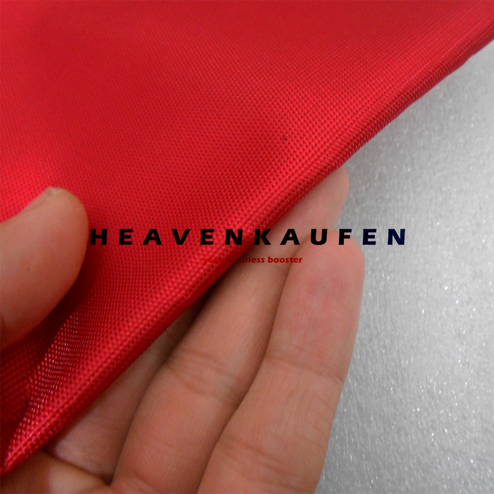 Bahan Kain Tas Cordura Nilon Nylon Glossy Warna Merah Meteran
