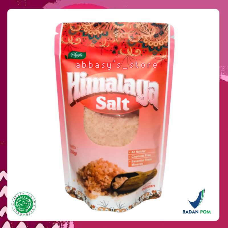 

Natural Pink Himalayan Salt 500gr Syifa - Garam Himalaya Organic Salt