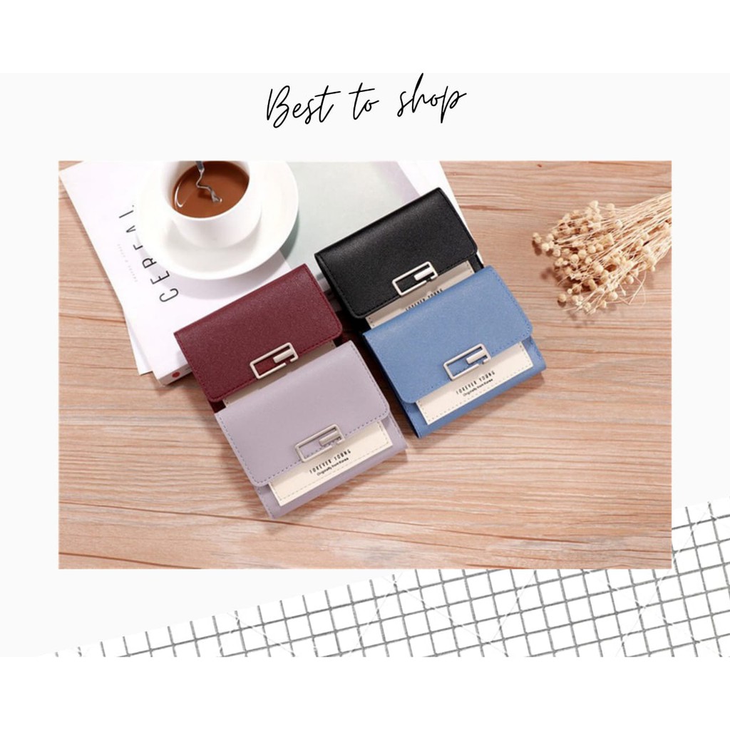 BTS8858 Dompet Lipat Wanita Mini Fashion Import High BTS8858 Dompet Lipat Wanita Mini Fashion Import High