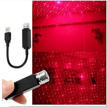 LAMPU LED DEKORASI INTERIOR MOBIL MODEL LANGIT BINTANG COLOK USB