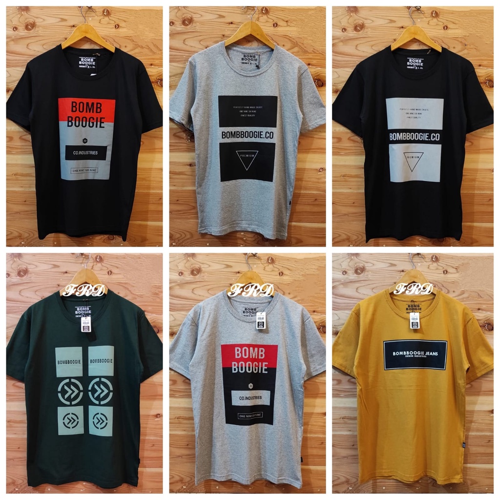 [ 3 PC 100 RIBU ] KAOS DISTRO PRIA RANDOM MOTIF DAN WARNA