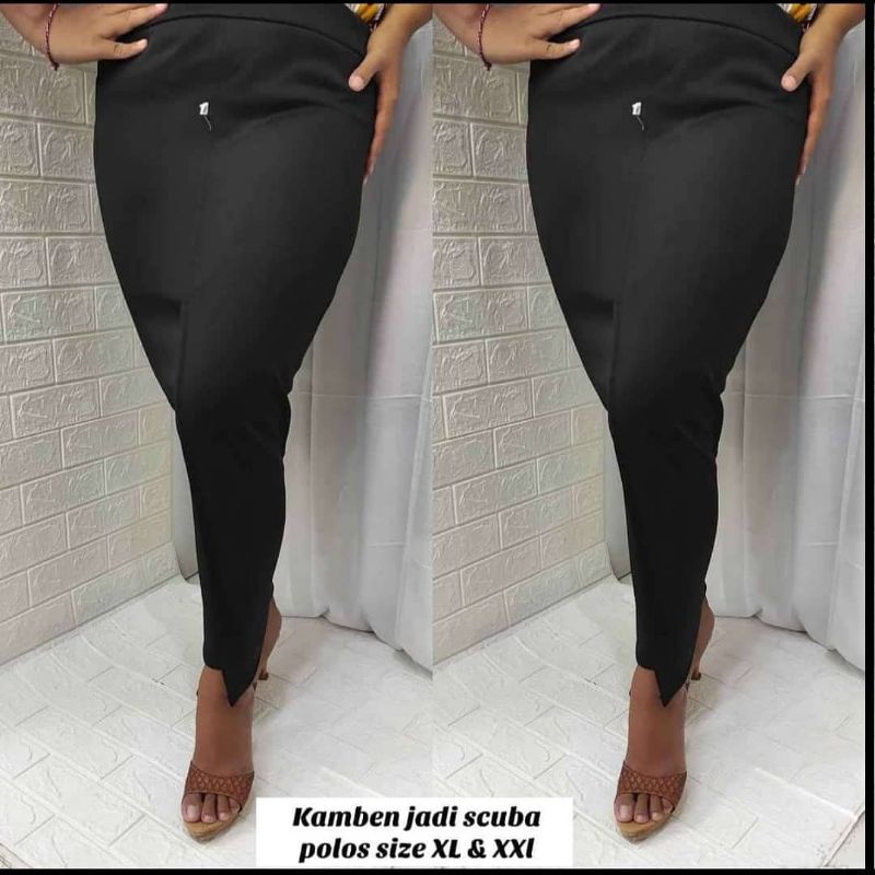 KAMEN JADI SCUBA POLOS STRAIT / ROK JADI / BAWAHAN KEBAYA