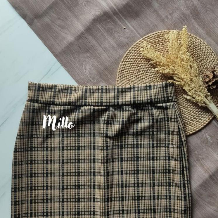 ➾Grosir✱ [COD] rok span tartan/rok korea style/rok span motif kotak /rok span / rok tartan premium t