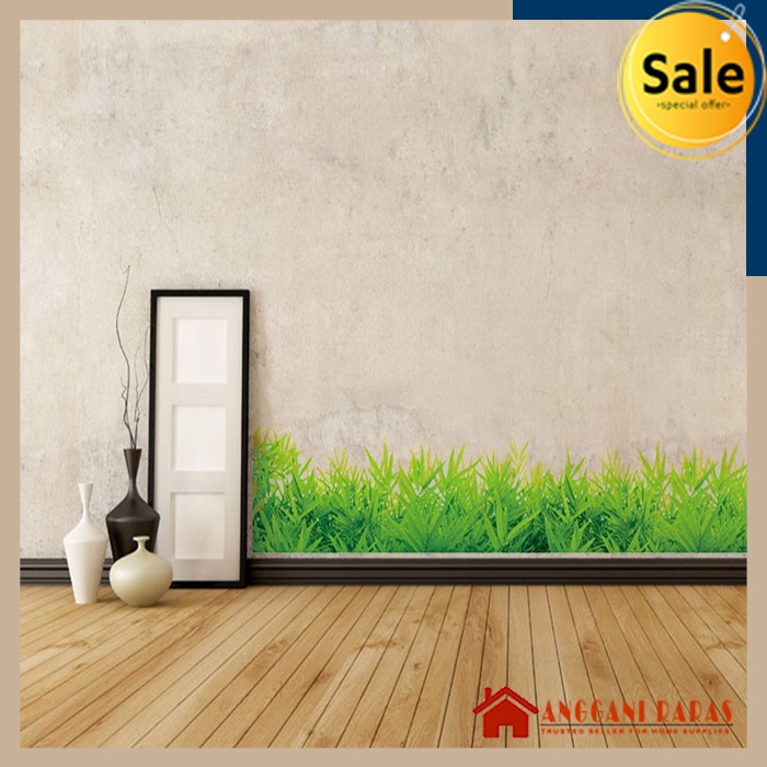 Wall Sticker Dekorasi Wall Paper Dinding Wallpaper Motif Rumput Grass