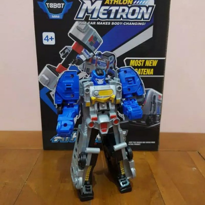 Mainan Tobot Athlon Metron - Mainan Robot mini kereta api
