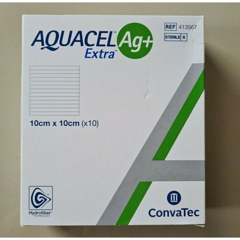 AQUACEL Extra AG+ 10cm x 10cm/ Aquacel Extra