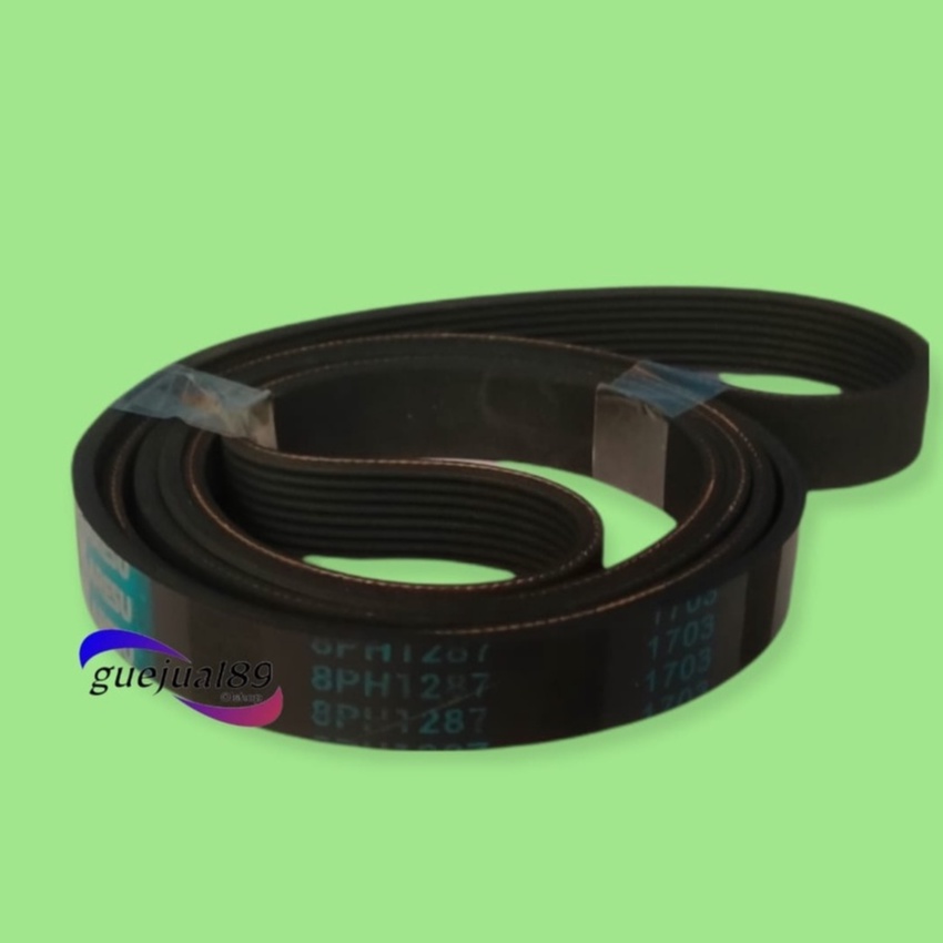 Fan Belt Van Bel Karet Ukuran 8PH 1287 Mesin Cuci Satu Tabung Pintu Depan Front Loading Electrolux