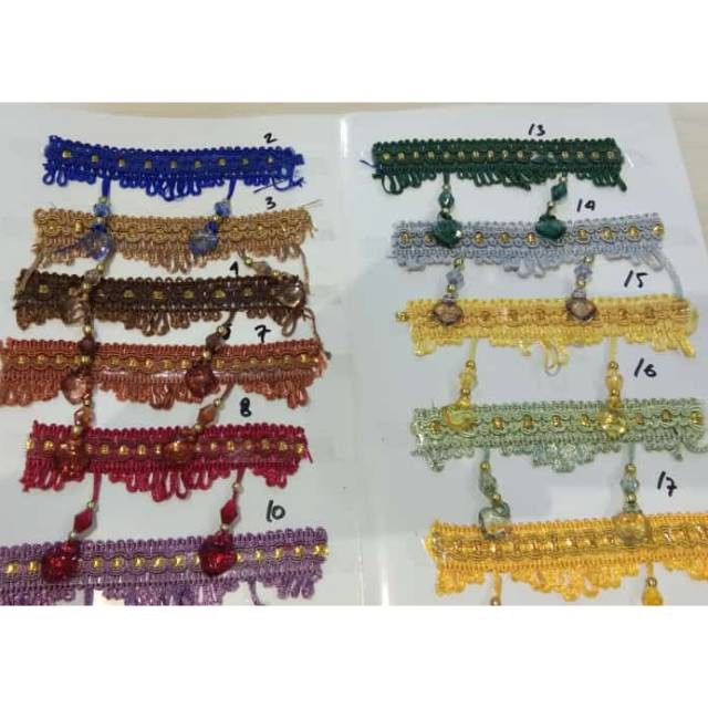 RENDA GORDEN MURAH / RENDA KRISTAL 1 ROL