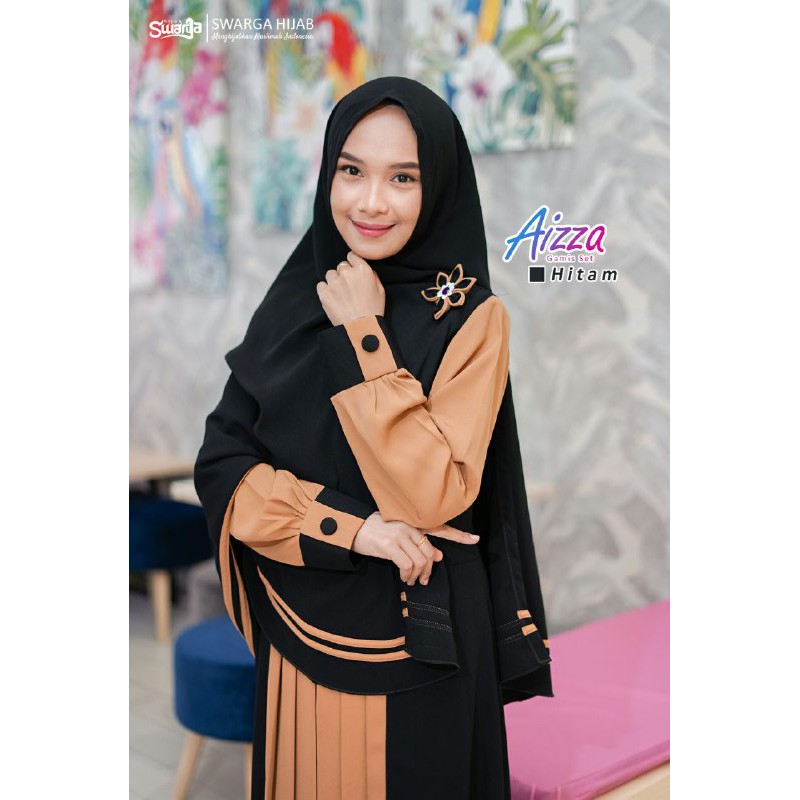 ALEXAGROSIR - AIZZA HITAM SET ROYAL TWIST