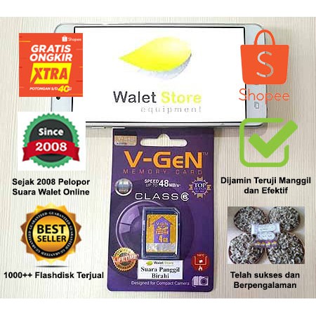 Suara Panggil Walet Birahi Memory Card