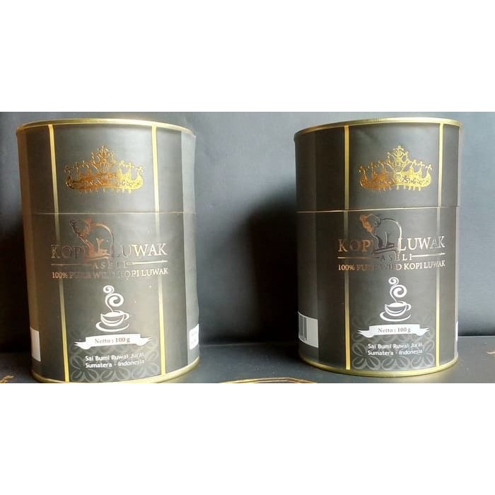 

Kopi luwak asli indonesia Lampung Robusta 100 gram - kkp083