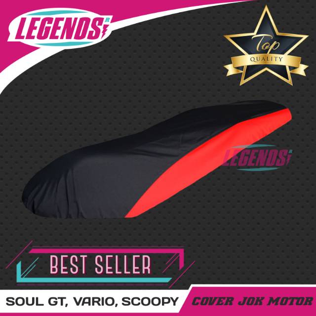 Sarung Jok Motor SOUL GT,VARIO,SCOOPY,MIO S,BEAT / Cover Jok Anti Air