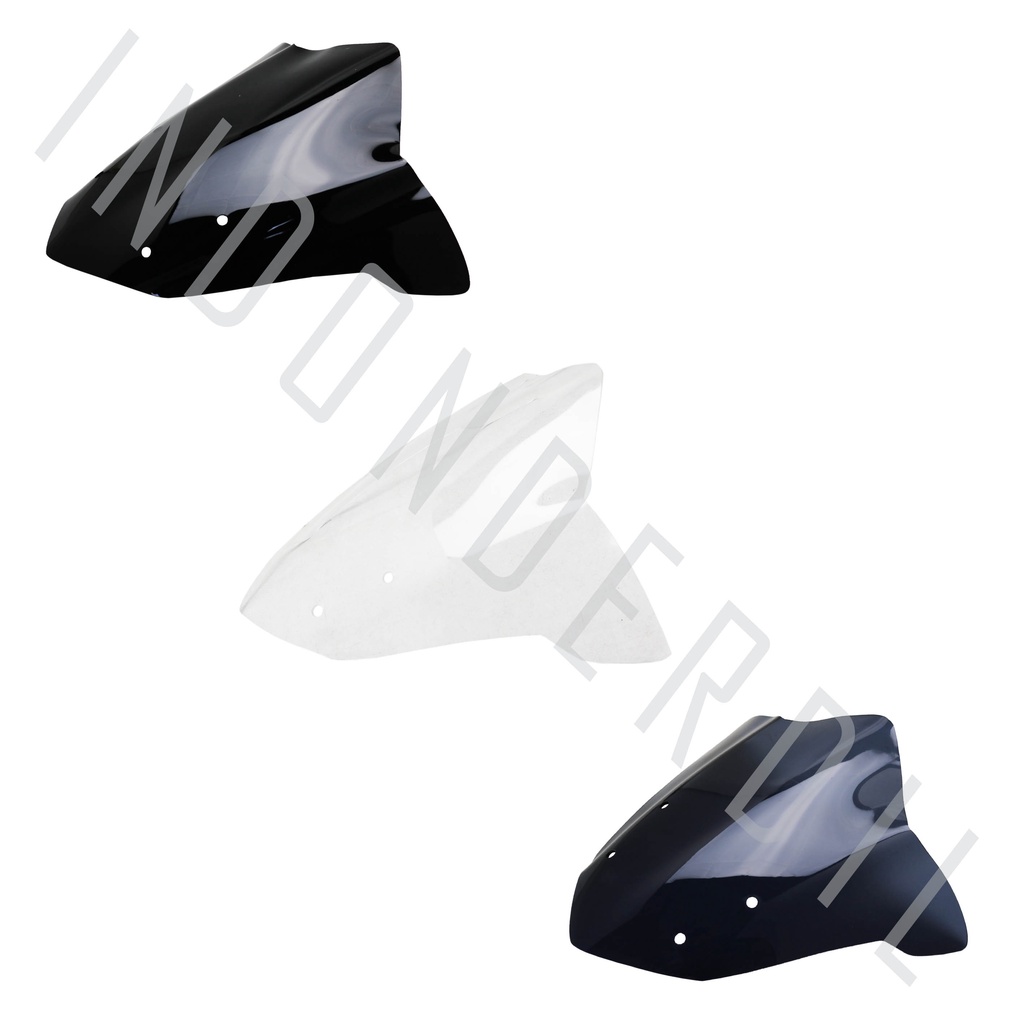 Visor-Windshield-Winsil-Winshild Variasi Vixion New Advance-NVA Hitam-Riben-Ribben-Bening-Transparan