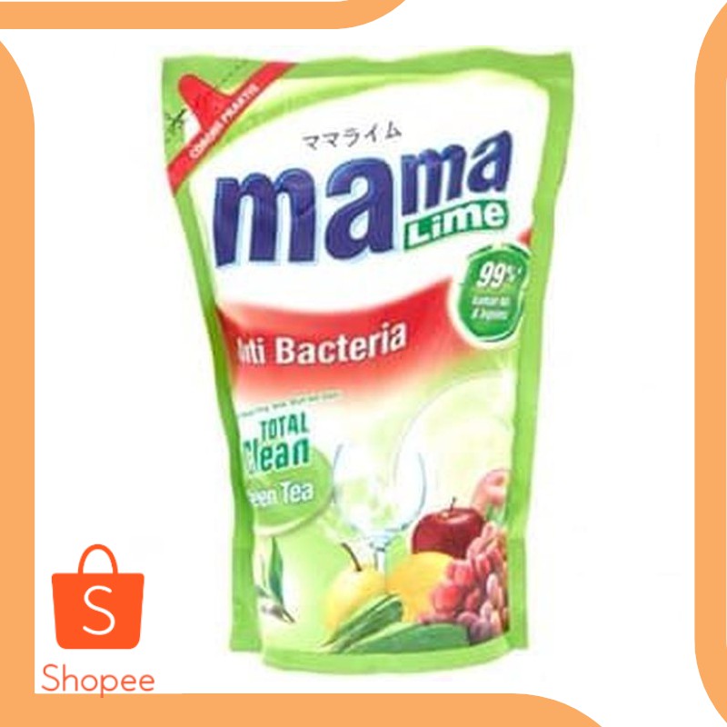 Unik perkakas Mama lime Green Tea 800ml Refill 20DEZ Diskon