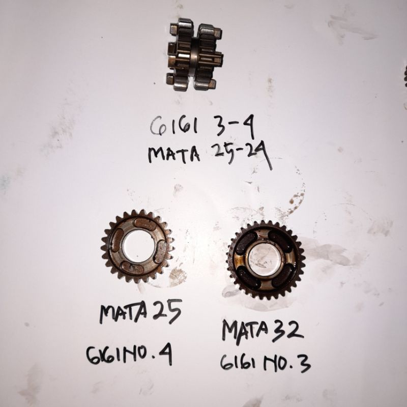 Gigi rasio 3-4 rasio tiger original