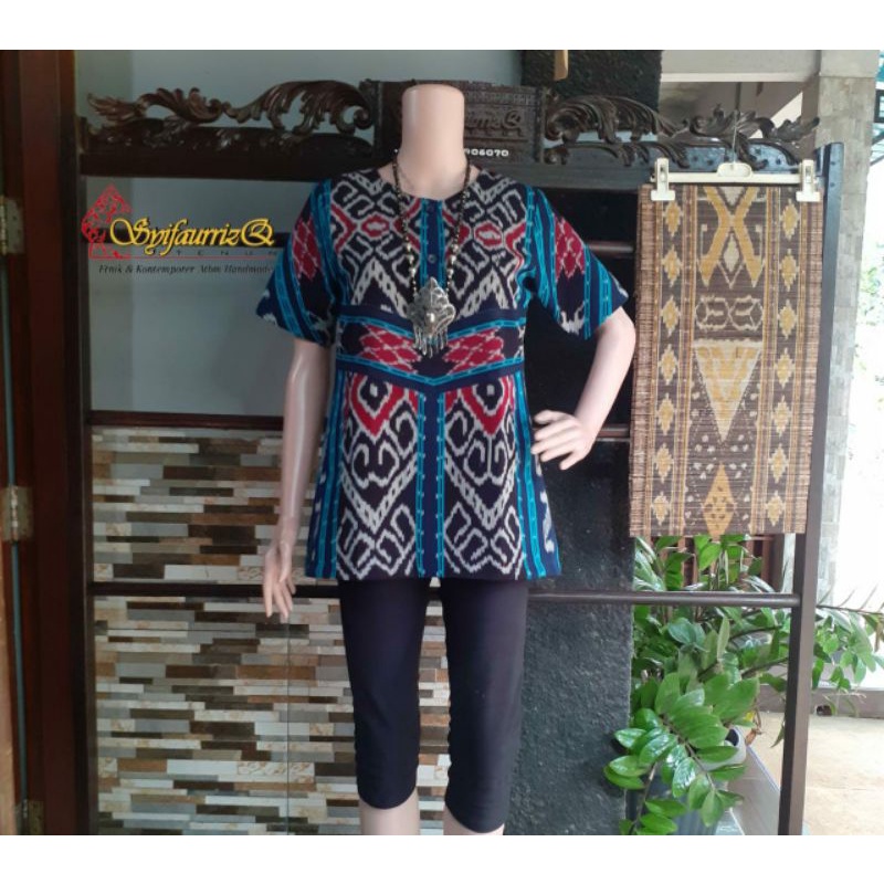 blouse tenun baju tenun jepara blouse serong etnik BTB18