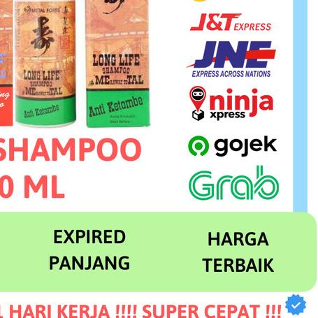 ♣ METAL SHAMPOO SHAMPO SAMPO METAL FORTIS SHAMPOO MERAH HIJAU 200 ML - Merah ⅍