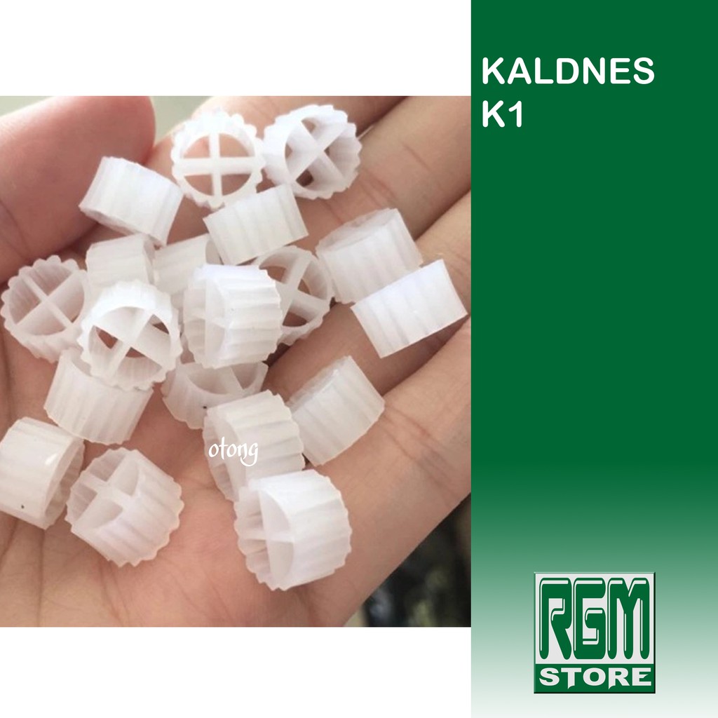 kaldness kalnes kaldnes k1 K2 K3 MBBR media filter aquarium kolam ikan