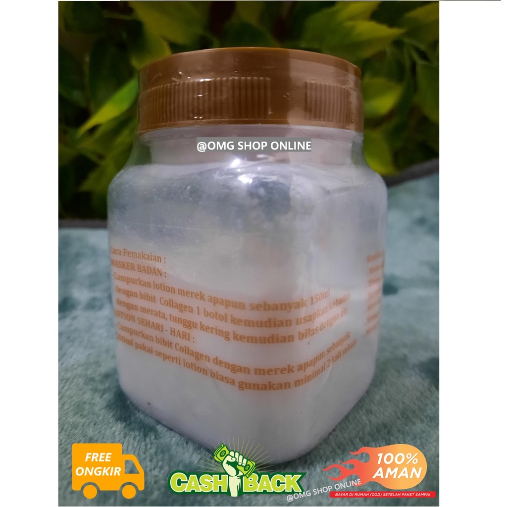 AMPUH Pemutih Kulit Bibit Collagen Pemutih Badan ORI 150 ml / Bitcol Putih Bibit Collagen ORIGINAL Asli Body Lotion Body Cream / Bibit Pemutih Tubuh Pemutih Badan Cepat Permanen / Whitening Cream Whitening Lotion Hand Body by Mecca Anugrah SH Cosmetics