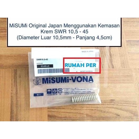 ➫ Per Misumi - Spring Misumi - Per hammer misumi PCP - SWR 10.5 - 45 ♦