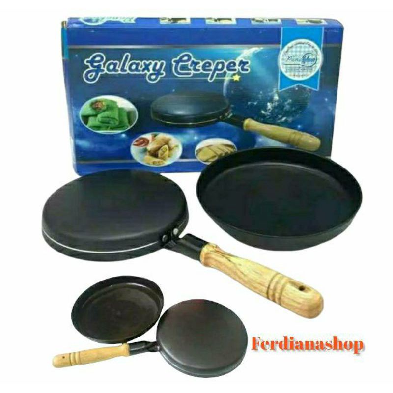 Teflon Galaxy Crepes/ cake pan / Wajan crepes / crepes maker / panci /pemanggang