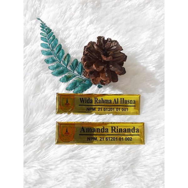 

Nametag / Papan nama dada Peniti