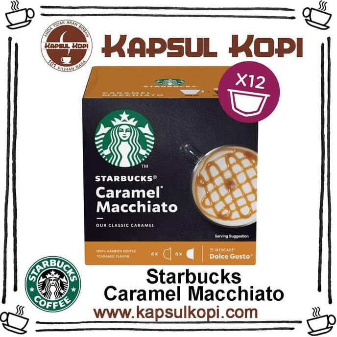 

Starbucks Caramel Macchiato Kapsul Kopi Nescafe Dolce Gusto Import