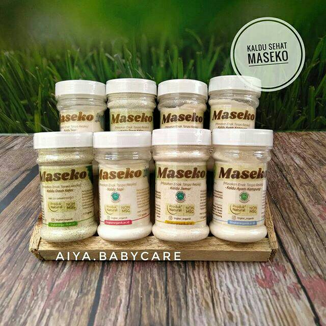 

Maseko Kaldu Bubuk Lingkar Organik kemasan botol 100gr (Halal MUI)