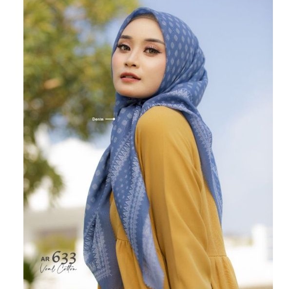 Segi Empat Arrafi AR 633 / Hijab Arrafi AR 633 / Hijab Arrafi Terbaru / Segi Empat voal