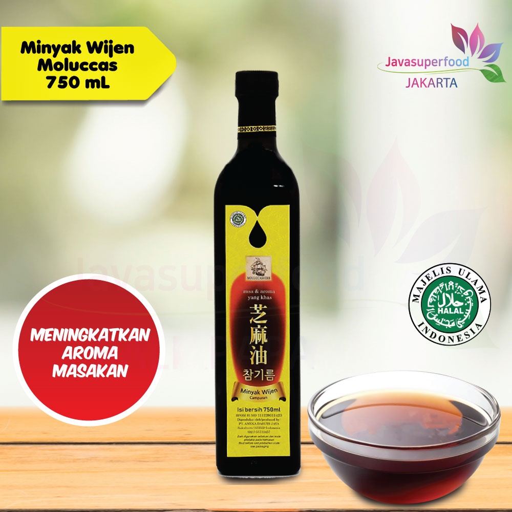 MINYAK WIJEN MOLUCCAS / SESAME OIL KOREA 750 ML