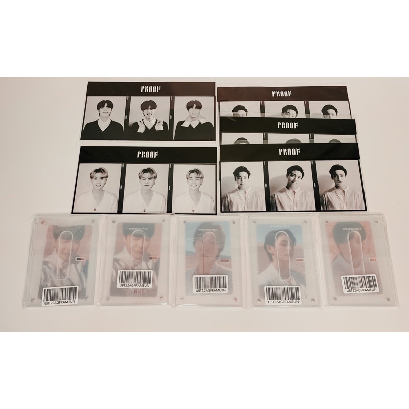 BTS PROOF Anthology Album BENEFIT WEVERSE POB PHOTOCARD PC ACRYLIC FRAME Triptych Jungkook V Taehyun