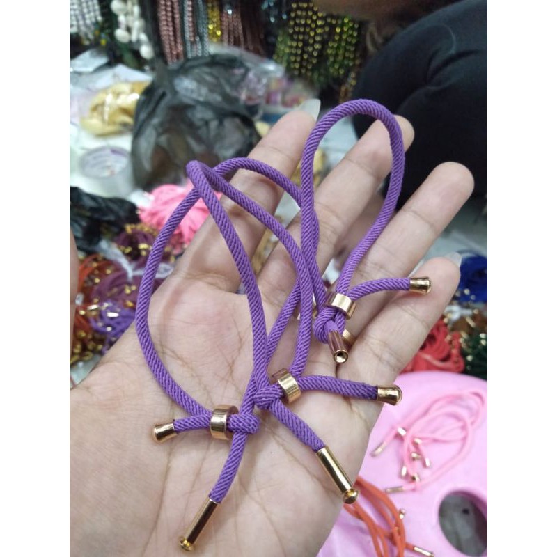 (free stoper)gelang tali pandora/ gelang serut pandora/gelang tali hongkong