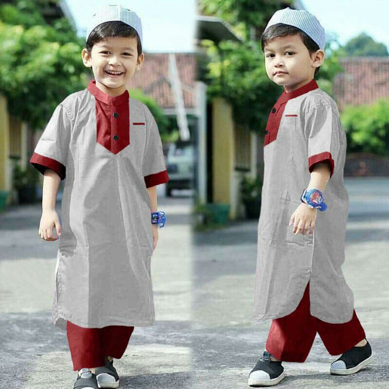 Setelan Ringgo - Pakaian Anak - Setelan Anak Laki-Laki Terbaru - Baju Koko Anak Cowok