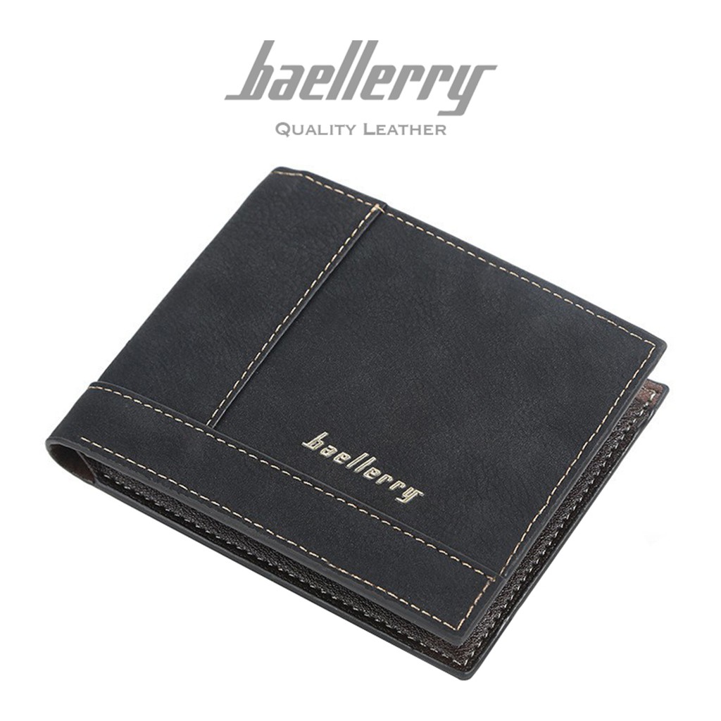 BAELLERRY DR052 Dompet Pria Bahan Kulit PU Leather Premium WATCHKITE WKOS