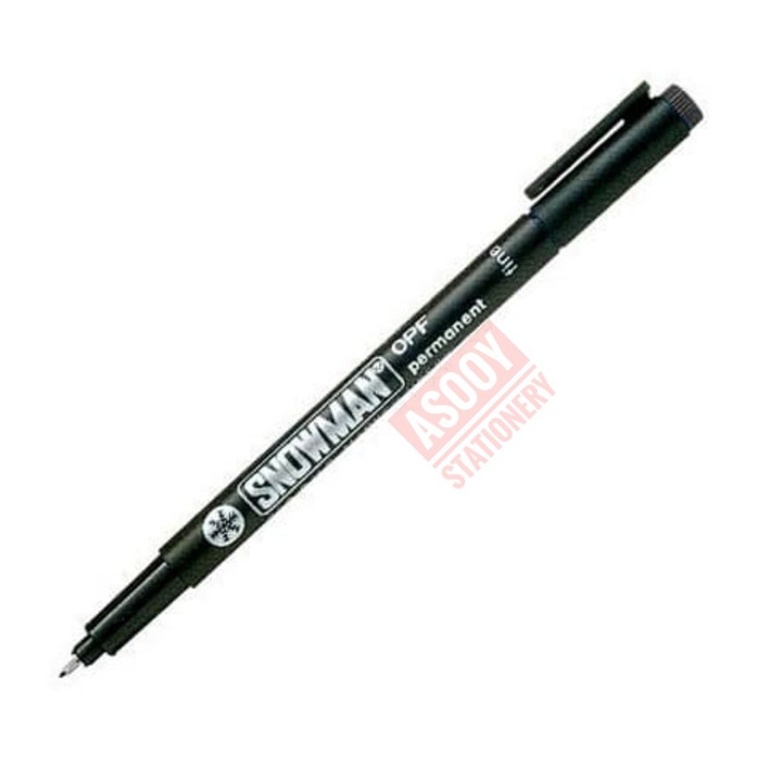 

PROMO Pulpen OHP SNOWMAN (tulis di OHP,CRISTAL,KACA) - Hitam