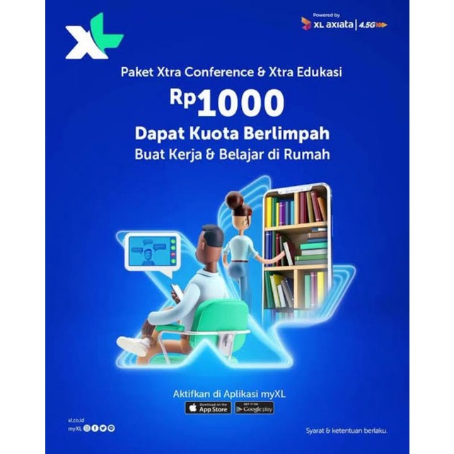 ISI ULANG KUOTA, PAKET DATA INTERNET XL XTRA CONFERENCE | EDUKASI | BELAJAR