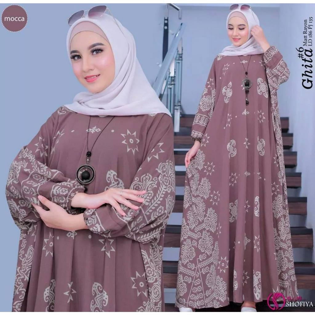 GAMIS KAFTAN Longdres Jumbo Terbaru Kekinian Viral Modern resleting depan lengan panjang