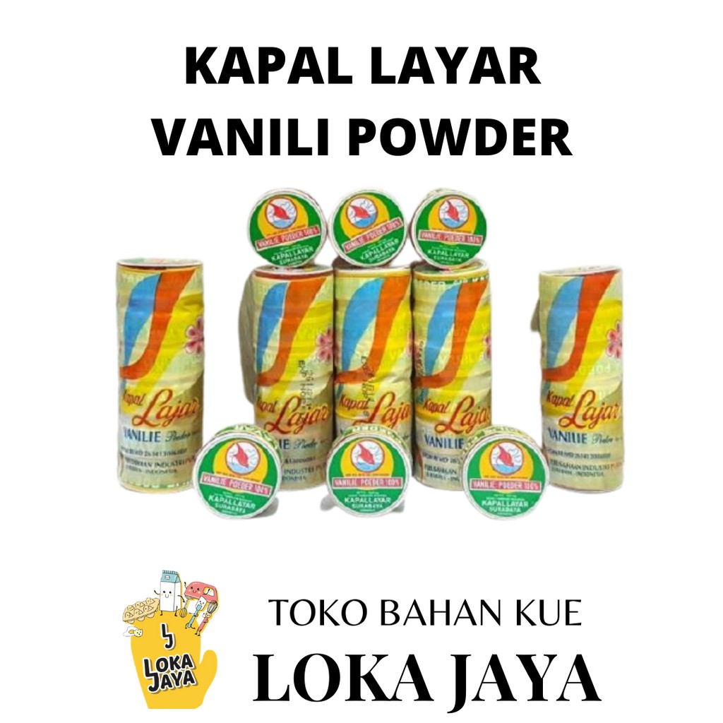 

ESENSE/ PERASA VANILI BUBUK CAP KAPAL LAYAR VANILI CEPUK CAP KAPAL LAJAR 500MG