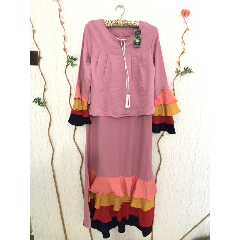 Gamis Rainbow Import