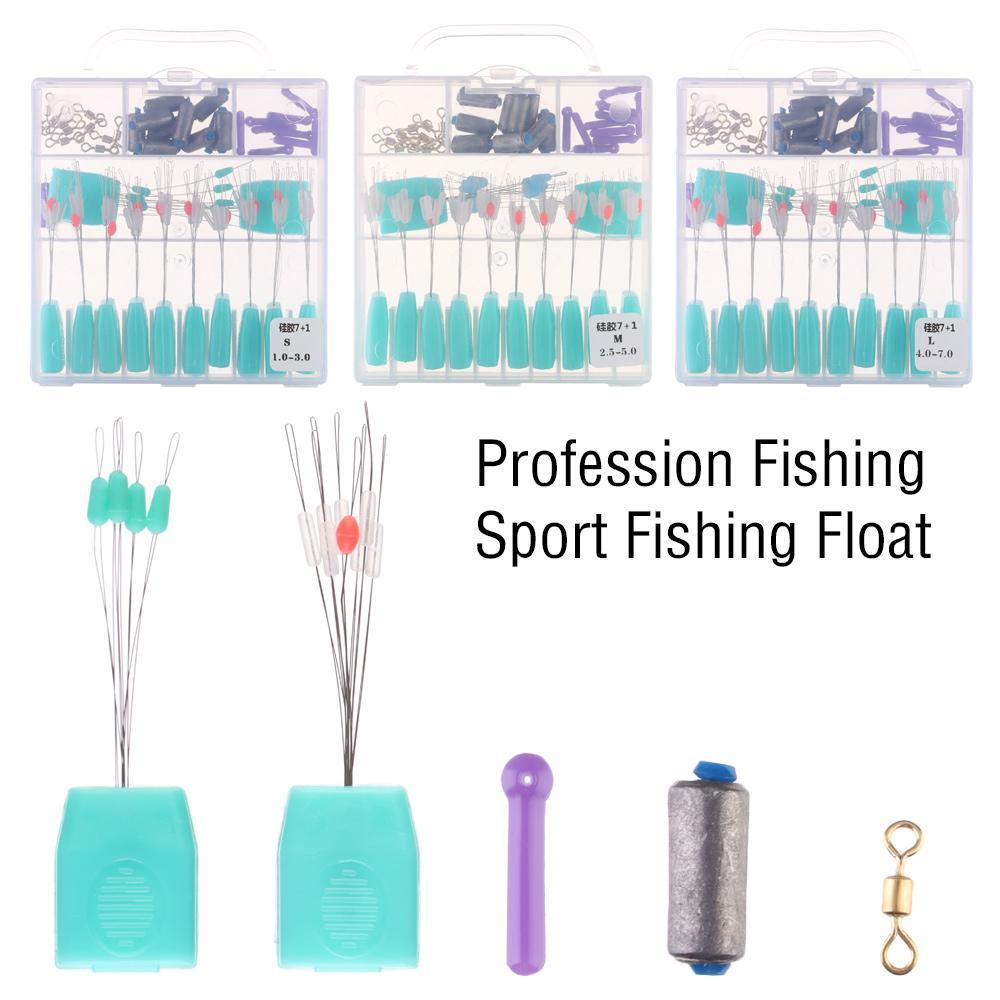 Chookyy Set Bobber Pancing Silicone Float Gear Konektor Terminal Stopper Pelampung