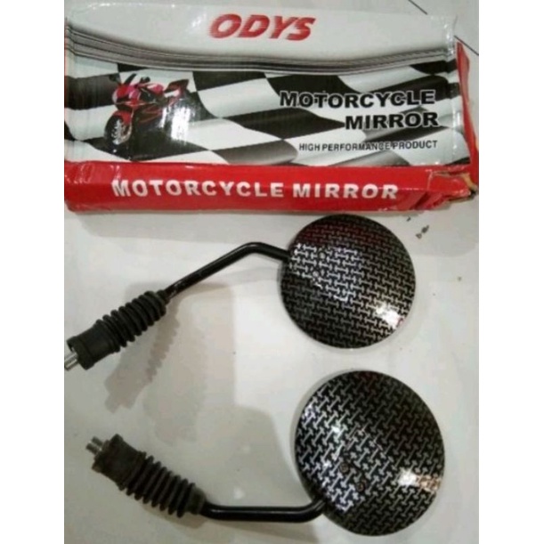 Spion karbon carbon bulat derat Yamaha Mio soul sporty M3 xeon odys