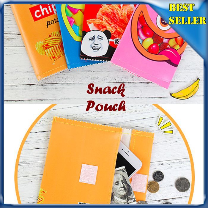 

Snack Pouch &#40-Tempat pensil atau uang bentuk kemasan snack&#41-